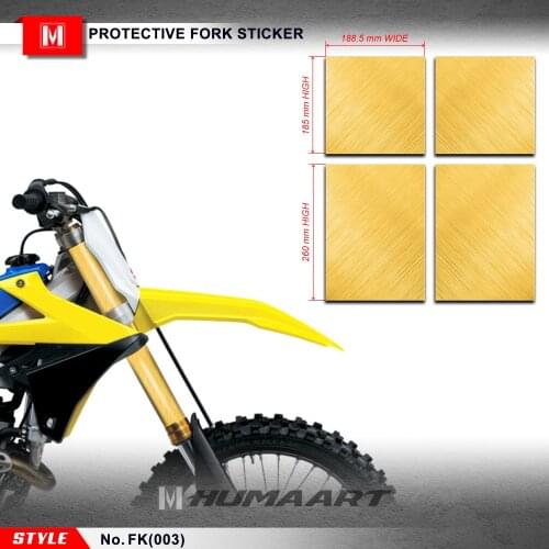 HUMAART Motocross Front Fork Tube Graphics Racing Sticker Decor Adhesive Decal Kit for Dirt Bike for MX Dirt Bike Off Road