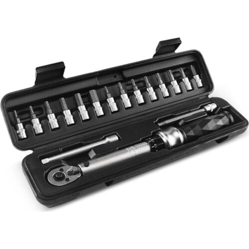 Bike Hand Bicycle Tools 1-25 NM Bike Ratchet Torque Wrench Kit Multifunction Bicycle Repair Tools Hexagon Key Set Cycling Tools