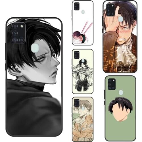 Levi Ackerman Attack On Titan For Samsung A71 A51 A11 A31 A41 A21S A20e A50 A70 A40 A10 A02S A12 A32 A42 A52 A72 Cover