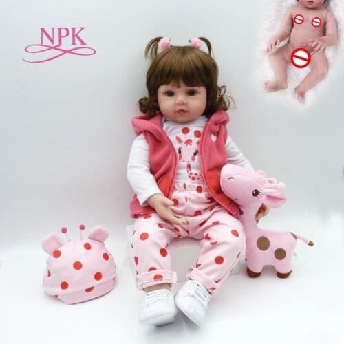 48cm full silicone baby dolls waterproof body girl bath Toy Reborn Baby Dolls Lifelike 19'' Babies Dolls Birthday Gifts For Sale