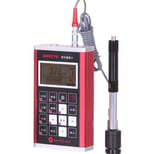 MH210 Portable Metric Leeb Hardness Tester Meter Gauge With HRB, HRC, HV, HB, HS, HL hardness scales Digital Durometer