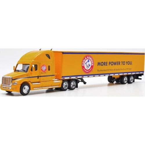 1/64 Metal Alloy Die-casting American Freightliner Container Truck Simulation Car Model Adult Collection Childrens Toy Gift