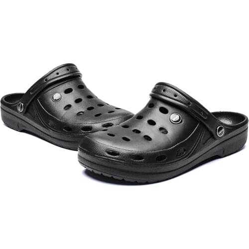 Mens Shoes In Summer 2021 Light Mens Garden Sports Walking Slippers Beach Wading Quick Drying Sandals Slip-On Clogs for Men