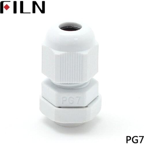 Pg7 waterproof connector Nylon Plastic M12x1.5 IP68 waterproof m12 connector cable