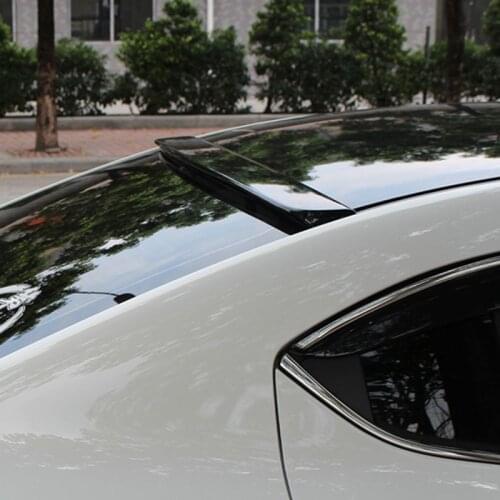 For Mazda 3 Axela 2014 2015 2016 ABS Plastic Rear Wing Roof Spoiler