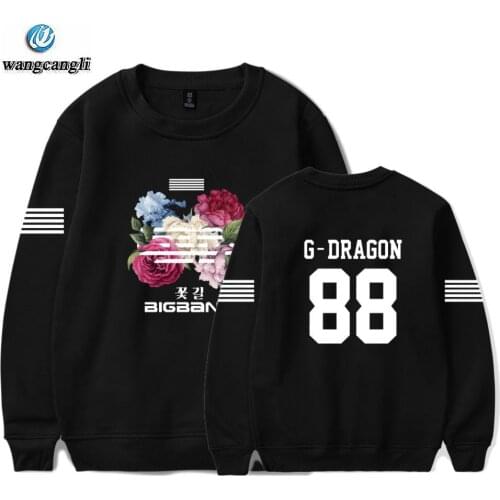 Bigbang big bang bangtan hoodie kpop korean harajuku hoodies sweatshirt moletom feminino fashion brand tracksuit plus size 4xl
