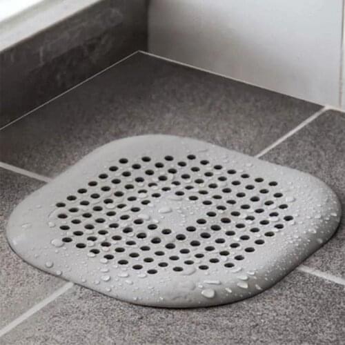 1pc Shower Drain Covers Silicone Tube Drain Hair Catcher Stopper with Sucker for Bathroom Kitchen Bathtub Sink Strainer Plug