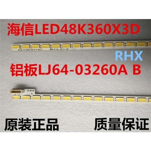 2Pieces/lot SSL480-3E2K Article lamp 2012SGS48 7030 64 L VE REV1.0 1piece=64LED 520MM
