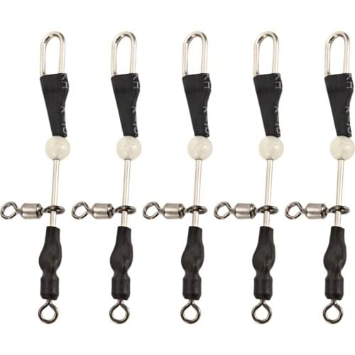 5/10pcs Fishing Rolling Swivels Connector Hook Line Connector