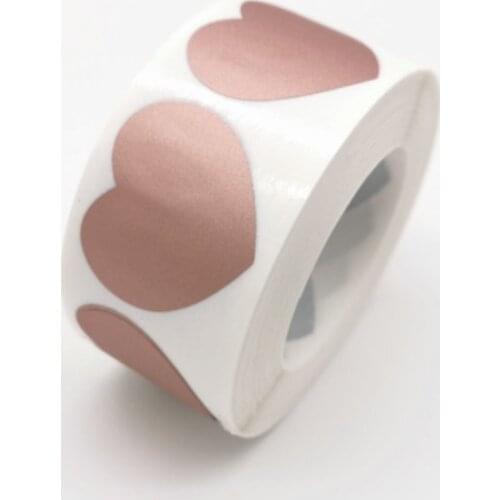 500PCS ROSE GOLD SCRATCH OFF STICKERS LABELS TICKETS PROMOTIONAL FAVORS 28*33MM Free Shipping