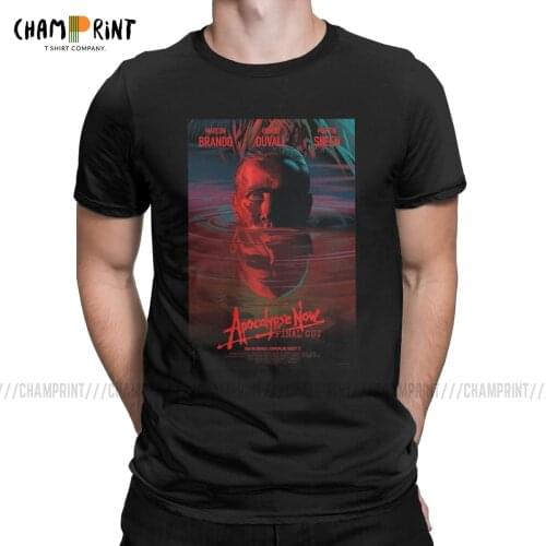 Apocalypse Now Movie Poster Marlon Brando Men T Shirts Vietnam War Creative Tees Short Sleeve T-Shirt Cotton Plus Size Clothing