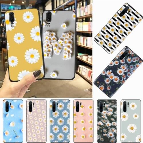 Chrysanthemum daisy Flower Phone Case For Huawei honor Mate P 9 10 20 30 40 Pro 10i 7 8 a x Lite nova 5t