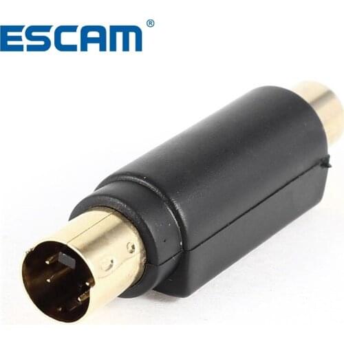 ESCAM 10pcs/lot Mini Coax CAT5 To Camera CCTV BNC Video Balun Connector Adapter POE cctv tester IP camera FC