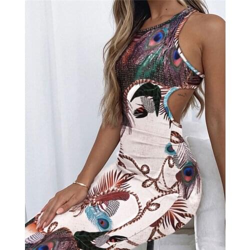 Fastmango Sleeveless Summer Dresses