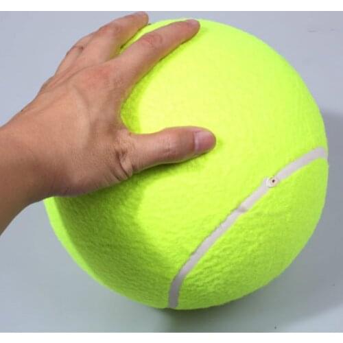 24cm Diameter Dog Tennis Ball Giant For Pet Chew Toy Big Inflatable Outdoor Tennis Ball Signature Mega Jumbo Pet Toy Train Ball