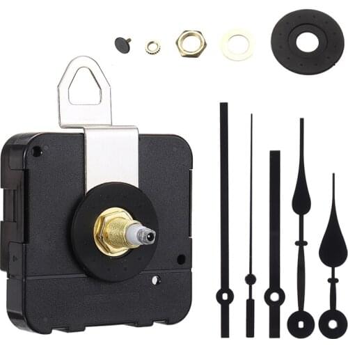 Quartz Clock Movement Mechanism Kit Plastic Clock Mechanism Motor + Metal Hands &Fittings Replacement Clock Tools