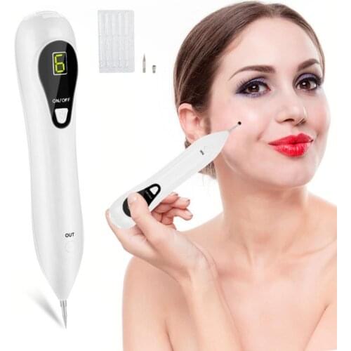 Laser Plasma Pen Freckle Remove Pen Wart Remover Mole Tattoo Remover Machine Skin Tag Removal Spot Cleaner Beauty Care Device
