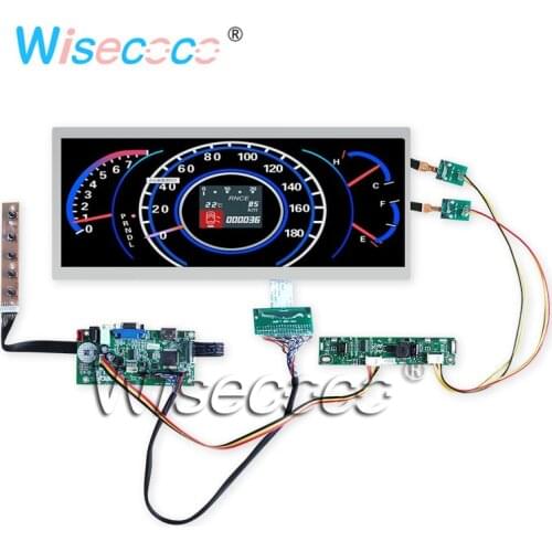 12.3 "High Brightness Ultra Wide Screen Module with VGA LVDS Control Driver Board for Vehicle Instrumentation