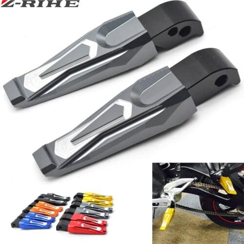 Motorcycle Accessories CNC Motorcycle Rear Passenger Foot Pegs Pedals Footrests For Yamaha MT25 MT-25 MT 25 2015 2014 2013 2012