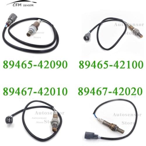 Set (4) 89467-42010 89467-42020 89465-42090 89465-42100 Fits for Toyota Oxygen Sensor RH 01-03 2.0L 1AZ-FE RAV4