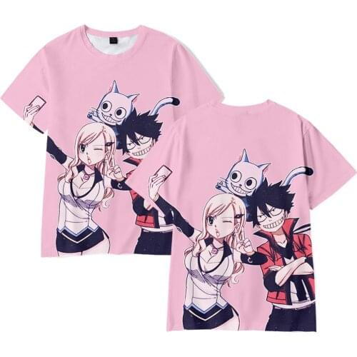 Creative Novelty EDENS ZERO 3D Tshirt Summer Preppy Style Men/Women 3D Tshirts Kids T-shirt Japan Kawaii Retro Boys/girls tops