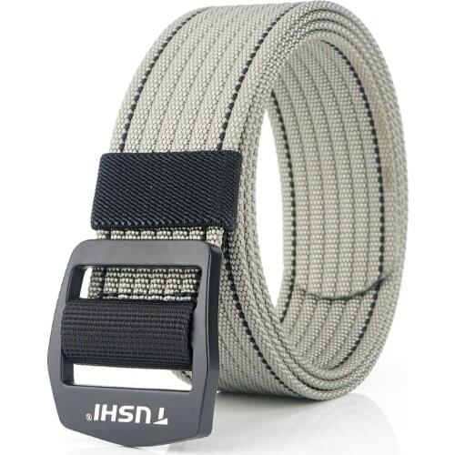 Mens nylon belt youth casual personality belt mens outdoor sports simple wild tactical trend belt