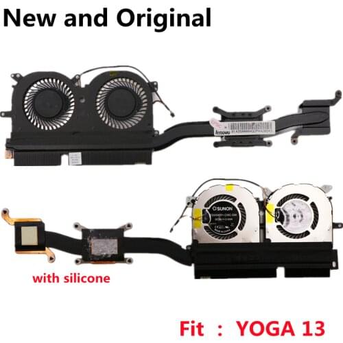 New Original For Lenovo IdeaPad Yoga 13 YOGA13 Laptop Motherboard CPU GPU Cooling Cooler Heatsink Fan EG50040V1-C06C-S9A