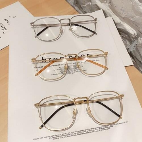 New Anti Blue Light Glasses For Women Men Fashion Vintage Computer Glasses Frame Office Square Blue Light Blocking Eyewear