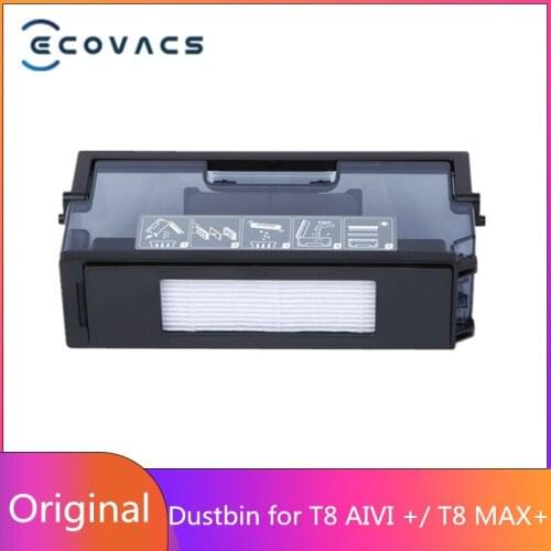Original ECOVACS Accessory Dustbin for Deebot T8 AIVI Plus T8 Max Plus Dust Box for Auto Empty Station Cleaner Spare Parts