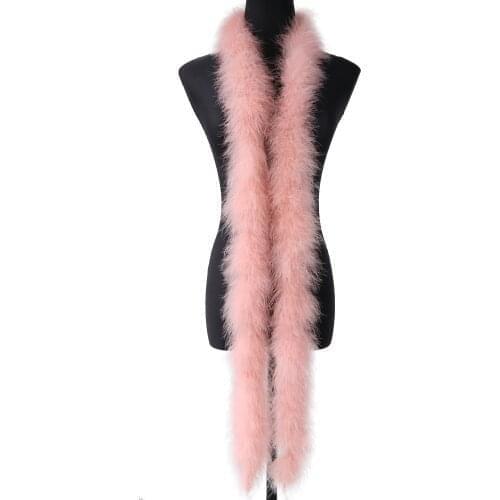 22-25g Dark champagn Turkey Feathers Boa Ribbon Marabou Feather shawl for wedding dress making decoration plumes Craft wholesale