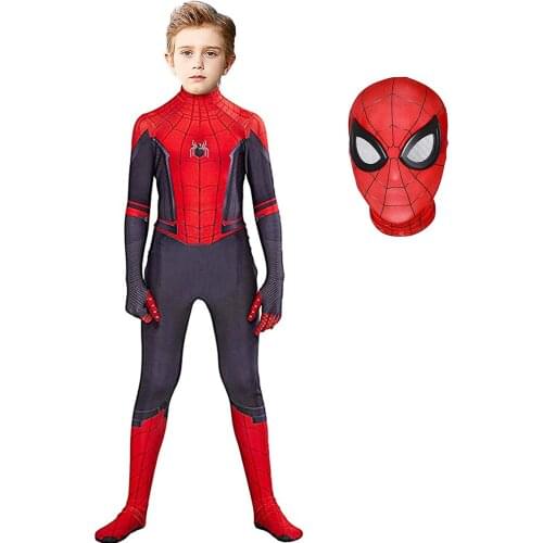 Super Costume Bodysuit for Kids Spandex Zentai Halloween Cosplay Jumpsuit 3D Style