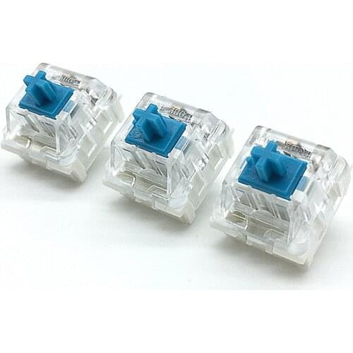 Longhua Traditional Mechanical Keyboard Switch Blue Shaft 50gf Clicky