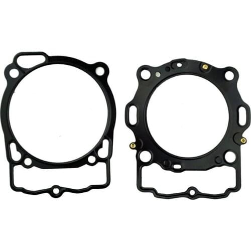 Motorcycle Engine Top End Cylinder Head Gasket Kit Valve Seals Set For 400 450 530 EXC XCW 2008-2011