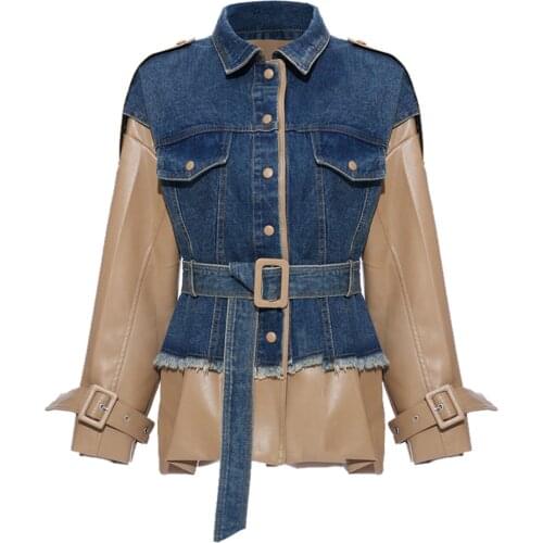 Женские модные кожаные куртки WSYORE China At AliExpress