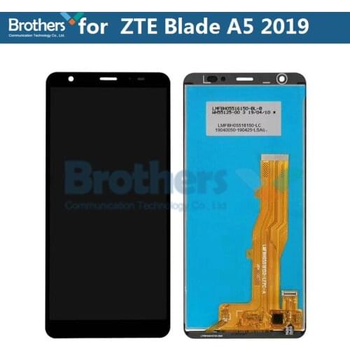 For ZTE Blade A5 LCD Display Touch Screen Digitizer for ZTE A5 2019 LCD Assembly LCD Screen Phone Parts Replacement Tested Work