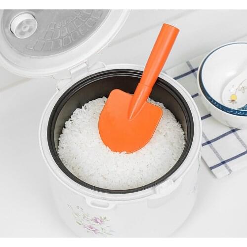 1PCs Silicone Rice Scoop High Temperature Resistant Rice Spoons Anti-scalding Rice Paddle For Kitchen Utensils