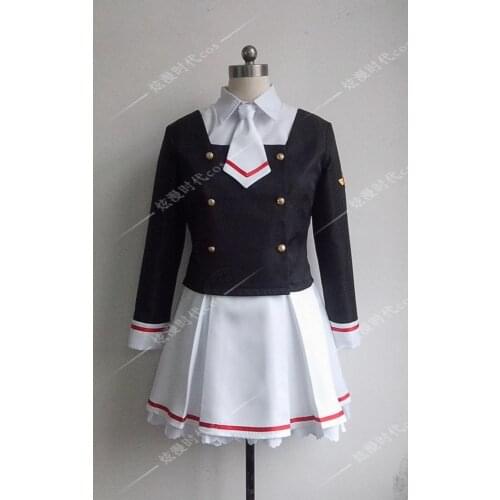 2016 Cardcaptor Sakura Card Captor Sakura School Uniform Anime Cosplay Costume