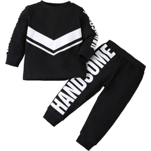 2021 Baby Cartoon Sets Children\s Fashion Casual Top And Pants Set Sports Sets New Arrive