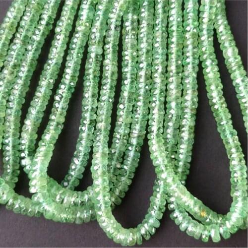 40cm Natural Kyanite Faceted Abacus 3.7-4.8mm Gemstone Bead Jewelry Making Earrings Necklace Bracelet Icnway