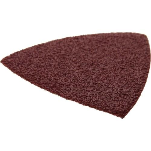 5/10/15pcs Triangle Sanding Pad 40/60/80 Grit Aluminum Oxide Triangular Hook and Loop Oscillating Multi Tool Saw Sand Paper