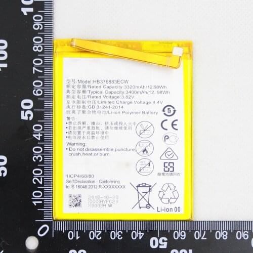 5pcs/lot 3.82V 3320mAh HB376883ECW Battery for Huawei P9 Plus VIE-AL10 High Quality mobile phone Battery