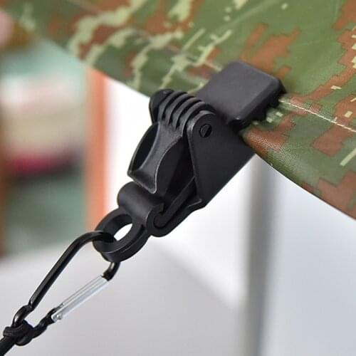 6x Tarp Clamps Heavy Duty Lock Grip for Awning Canvas Canopies Clamp Fasteners Durable Nylon Alligator Mouth Design