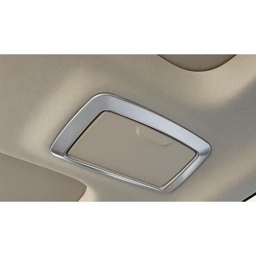 Car Rear Cosmetic Mirror Panel Cover ABS Chrome for BMW 5 Series G30 2017 2018 Accessories Interior Mouldings 2 Pieces / Set