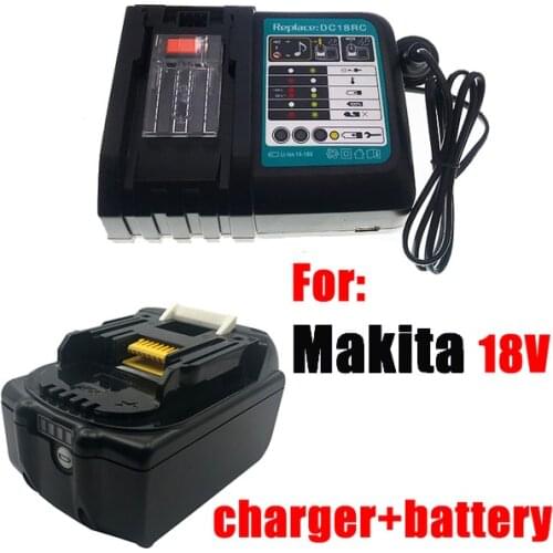 BL1860 Rechargeable Battery 18V 3/4/5/6Ah Lithium Ion for Makita 18v BL1840 BL1850 BL1830 BL1860B LXT 400