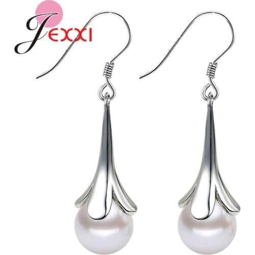 Brand 925 Sterling Silver Opal Drop Earrings Retro Tassel Long Opal Dangle Earring Elegant Concise Earrings For Women Jewelry