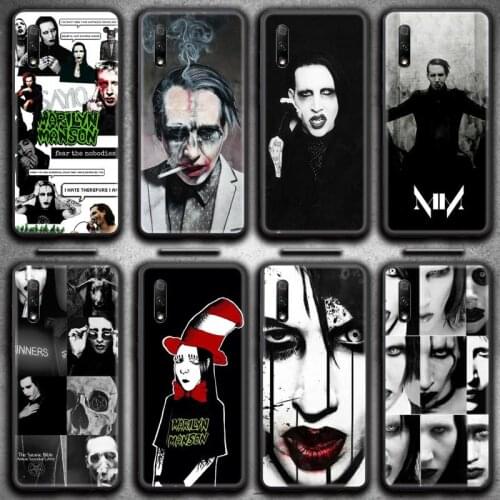 Marilyn Manson We Are Chaos Phone Case For Huawei Nova 6se 7 7pro 7se honor 7A 8A 7C 9C Play