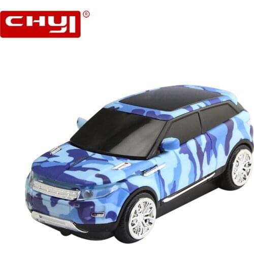 CHYI Wireless Mouse Cool Camouflage SUV Car Mouse 1600DPI USB Optical Office Mice Computer Gaming Mouse Boy Gift For Laptop