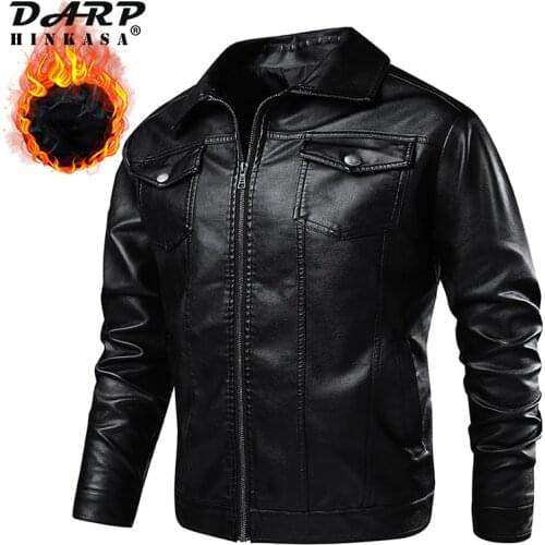 DARPHINKASA Mens Biker Jackets