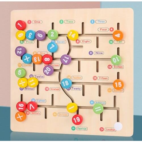 Kids Toys Preschool Wooden Montessori Toys Digital Mathematics Baby Early Educational Toys Teaching Aids Math Toys For Children