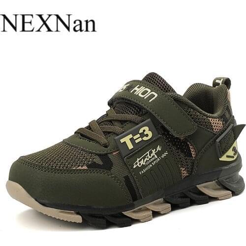 Mesh Children Shoes For Kids Sneakers Boys Casual Shoes Girls Sneakers Breathable Camouflage Footwear Outdoor Rubber Patchwork